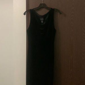 Black dress velvet from pet free home
